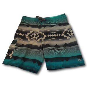 Men's Ocean Current Swim Shorts Size: 34